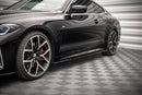 Side Skirts Diffusers V.1 BMW 4 M-Pack / M440i G22 / G23 / G22 Facelift / G23 Facelift-2