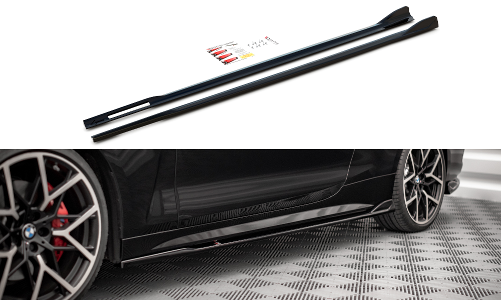 Side Skirts Diffusers V.2 BMW 4 M-Pack / M440i G22 / G23 / G22 Facelift / G23 Facelift