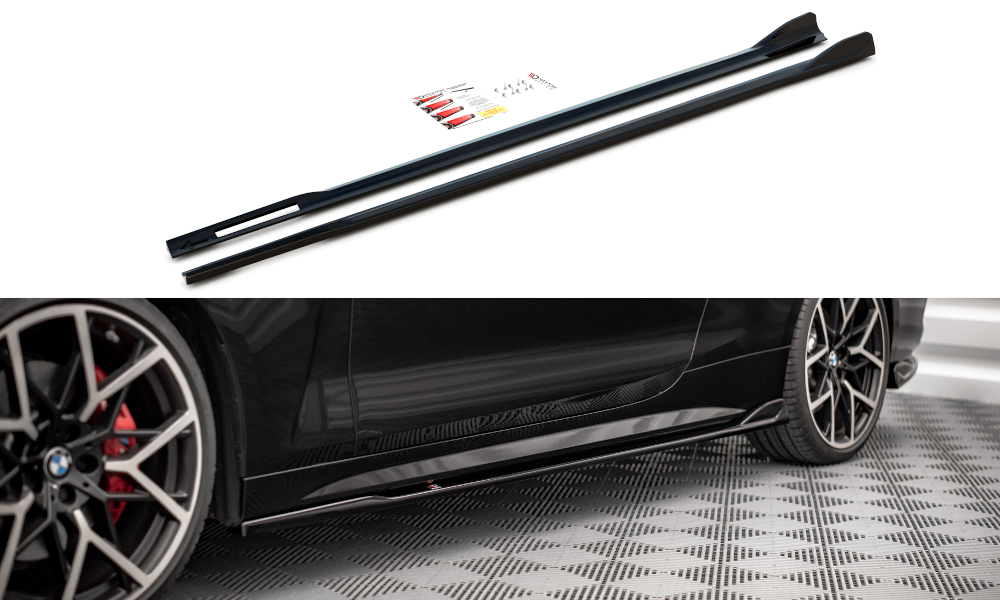 Side Skirts Diffusers V.2 BMW 4 M-Pack / M440i G22