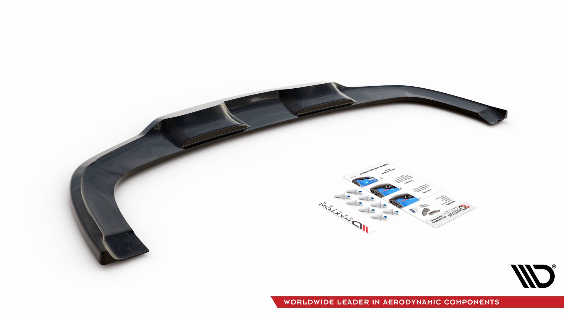 Central Rear Splitter (with vertical bars) Kia XCeed Mk1