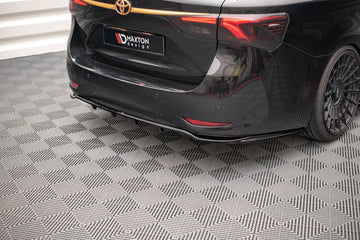 Rear Splitter (with vertical bars) Toyota Avensis Wagon Mk3 Facelift - 0