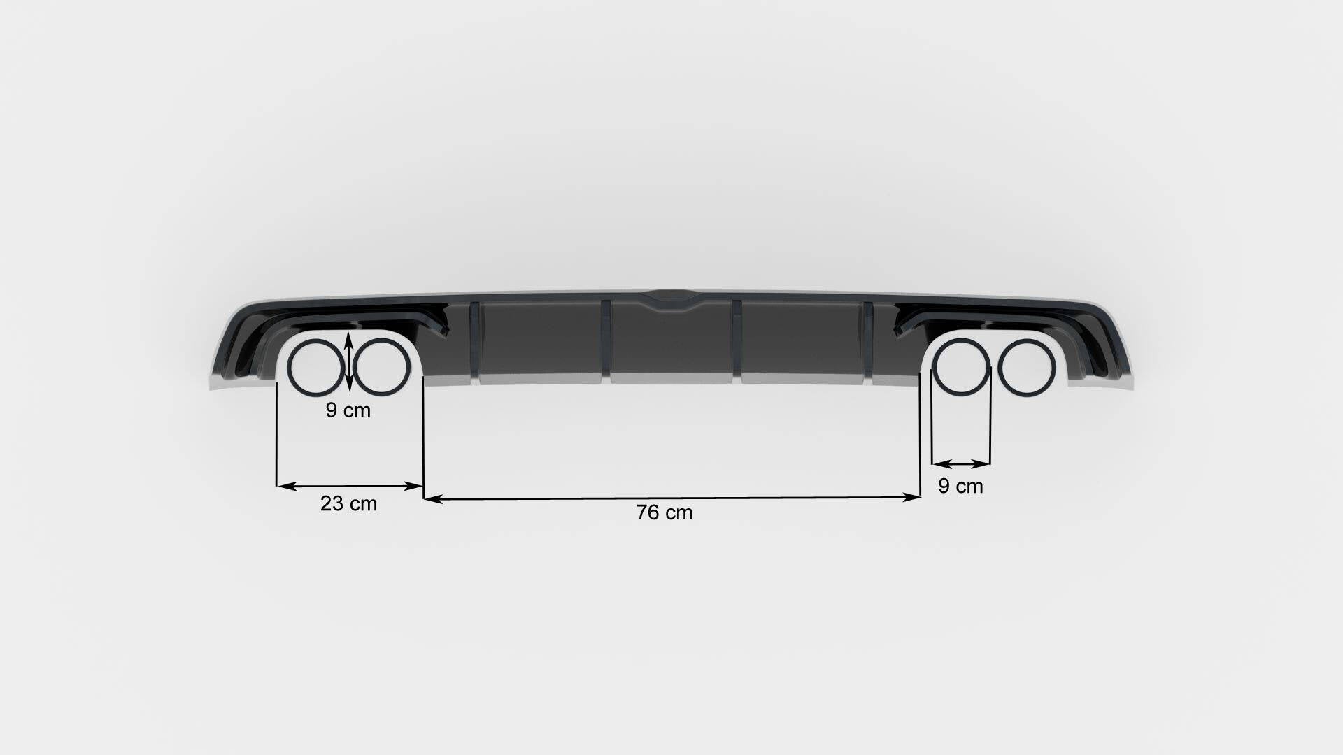 Rear Valance Audi S3 Sedan 8V