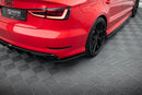 Rear Side Splitters Audi S3 Sedan 8V-3