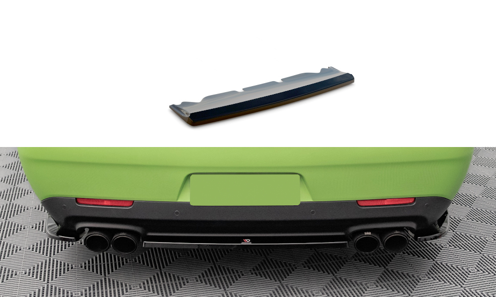 Central Rear Splitter for Dodge Challenger SRT Hellcat Widebody Mk3