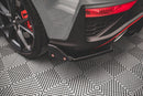 Rear Side Splitters V.1 + Flaps Hyundai I30 N Hatchback Mk3 Facelift-2