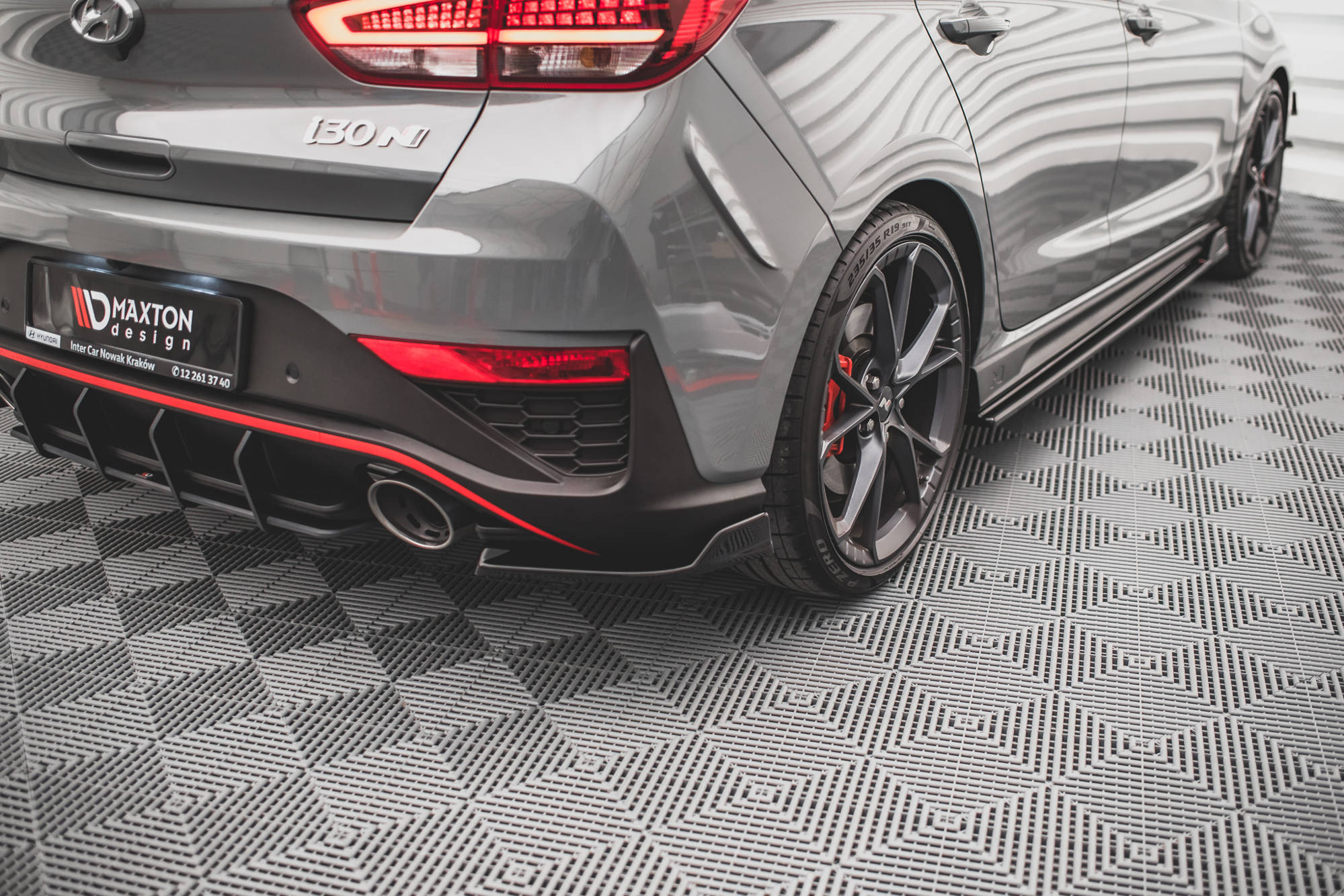 Rear Side Splitters V.3 Hyundai I30 N Hatchback Mk3 Facelift