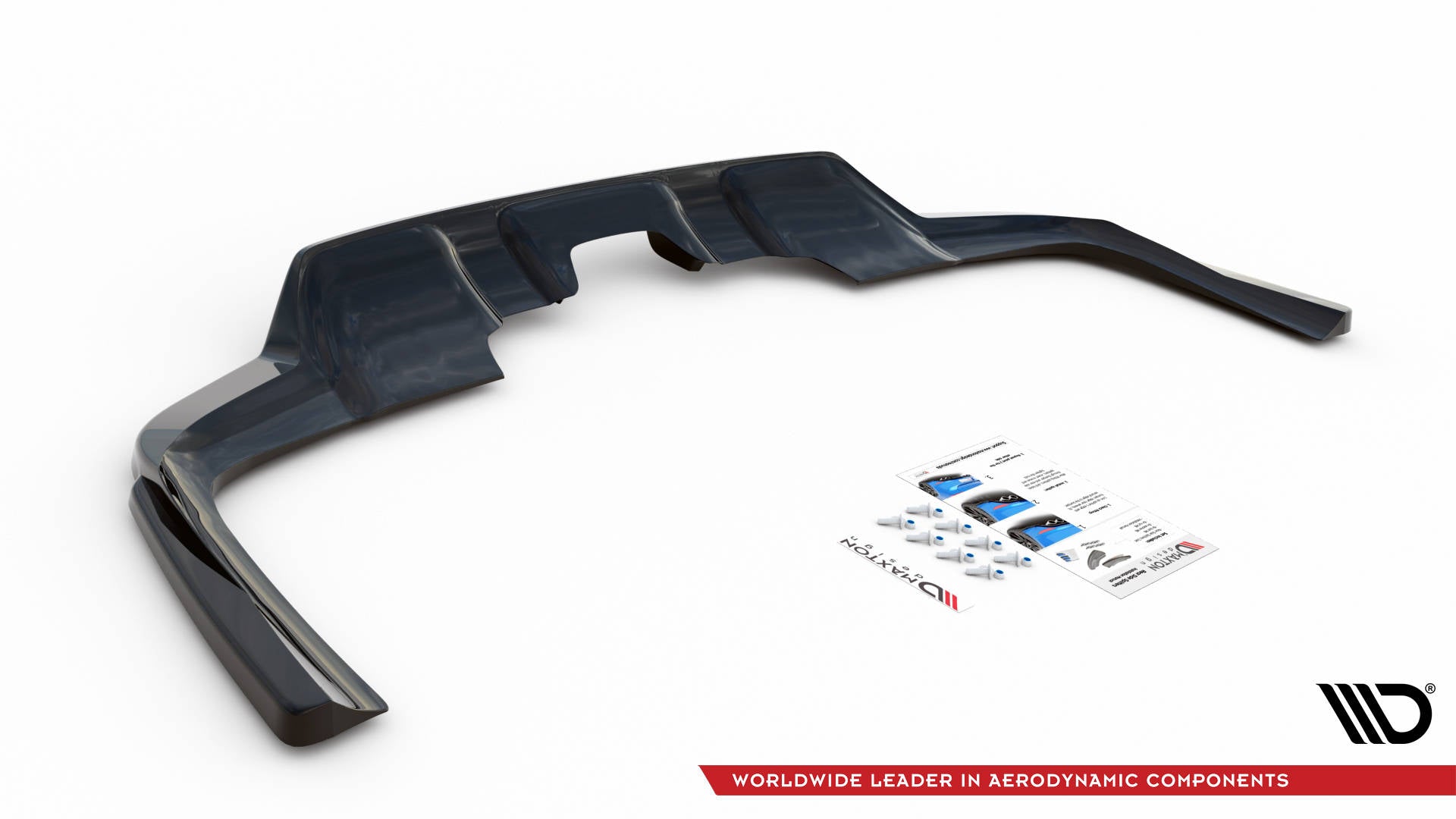 Central Rear Splitter (with vertical bars) Mercedes-Benz GLS AMG-Line X167