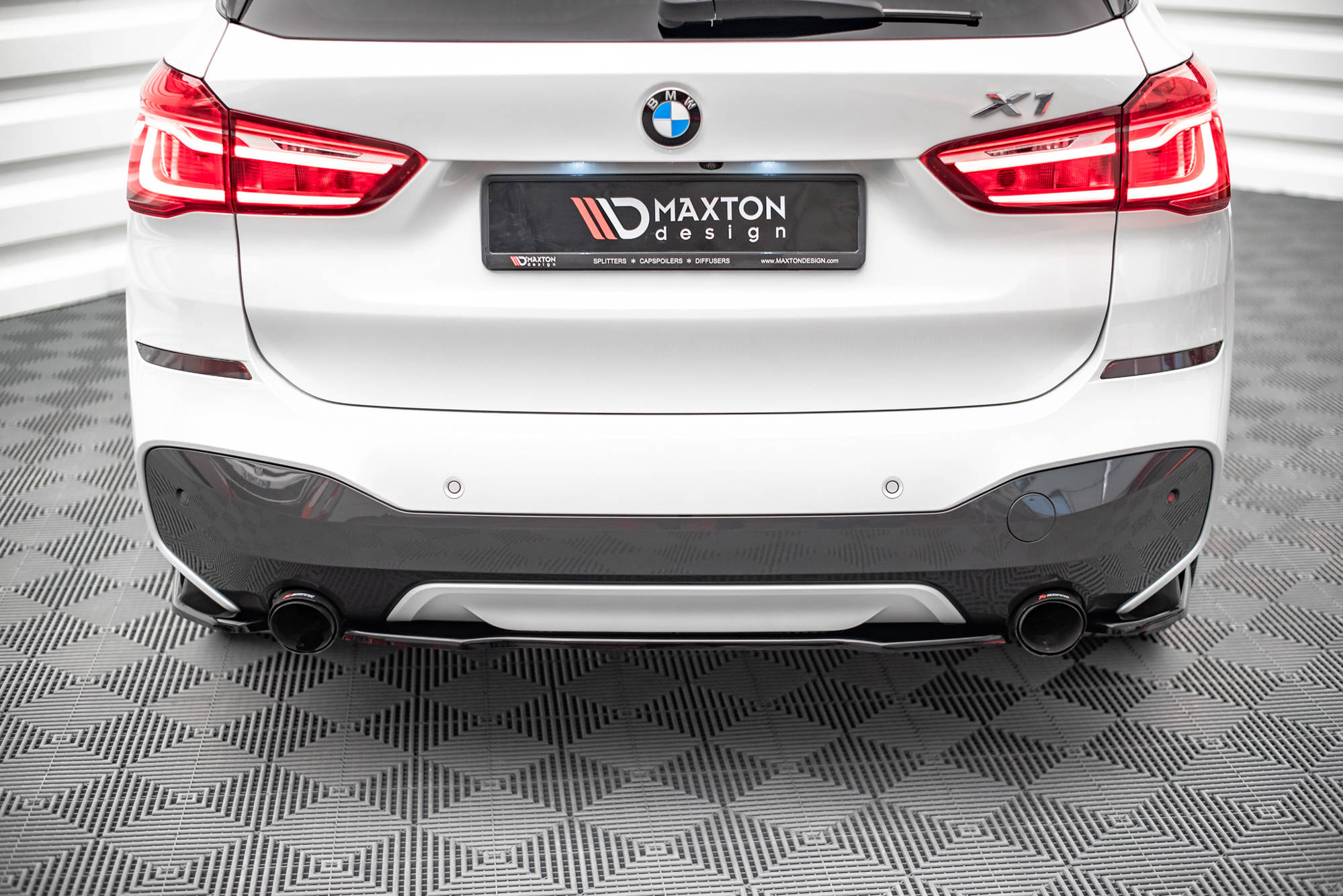 Central Rear Splitter for BMW X1 M-Pack F48