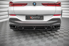 Rear Splitter (with vertical bars) V.1 BMW X6 M-Pack G06 - 0