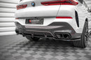 Rear Splitter (with vertical bars) V.1 BMW X6 M-Pack G06-3