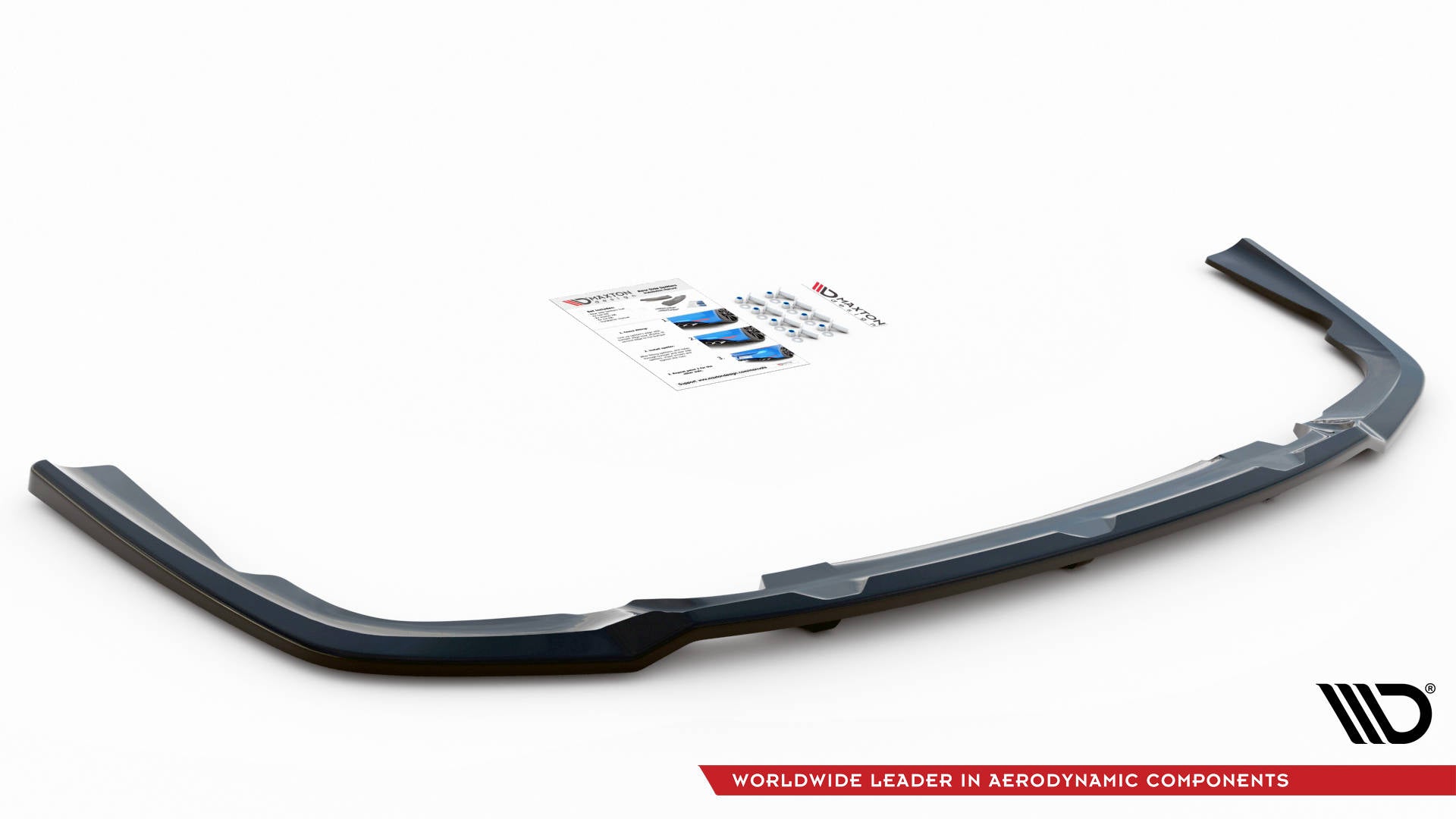 Central Rear Splitter (with vertical bars) V.1 BMW X6 M-Pack G06