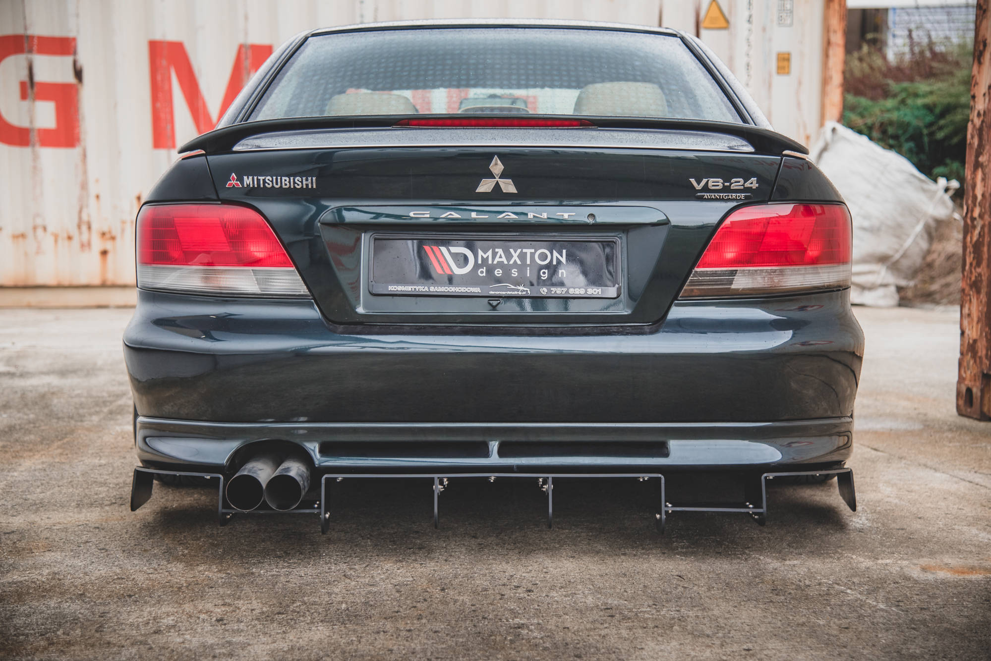 Rear Diffuser Racing Mitsubishi Galant Avance Mk8