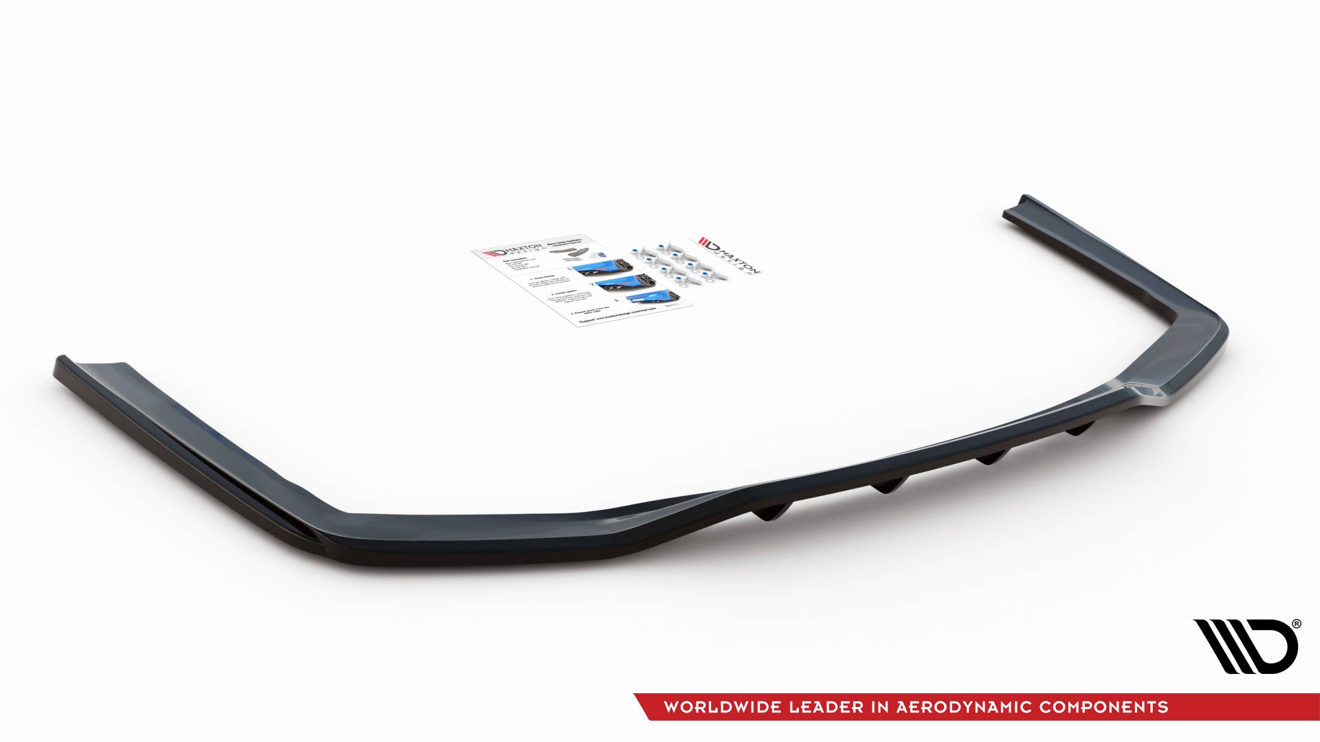 Rear Splitter (with vertical bars) V.1 BMW 7 M-Pack G11 Facelift