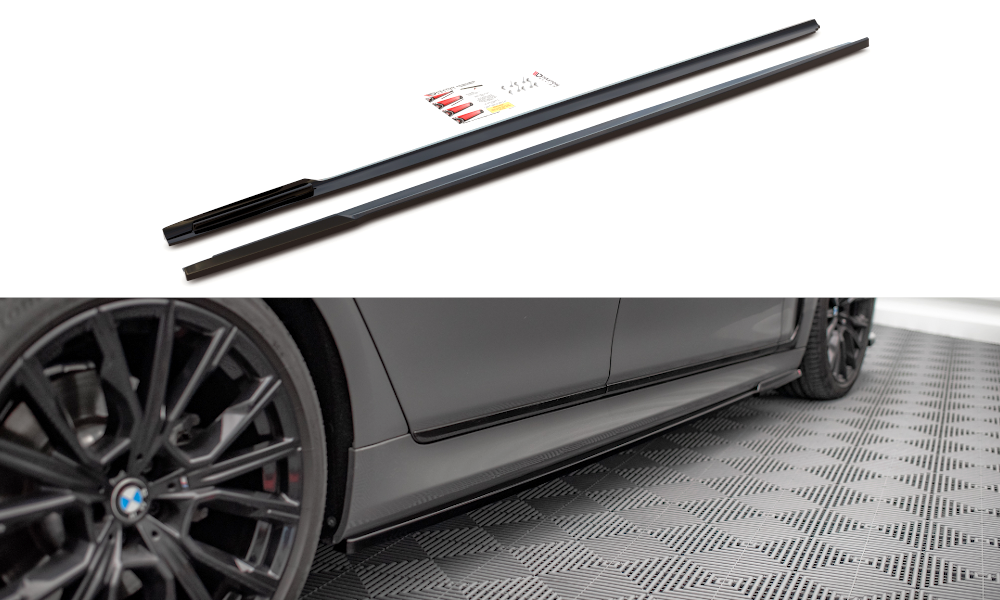 Side Skirts Diffusers V.1 BMW 7 M-Pack G11 Facelift