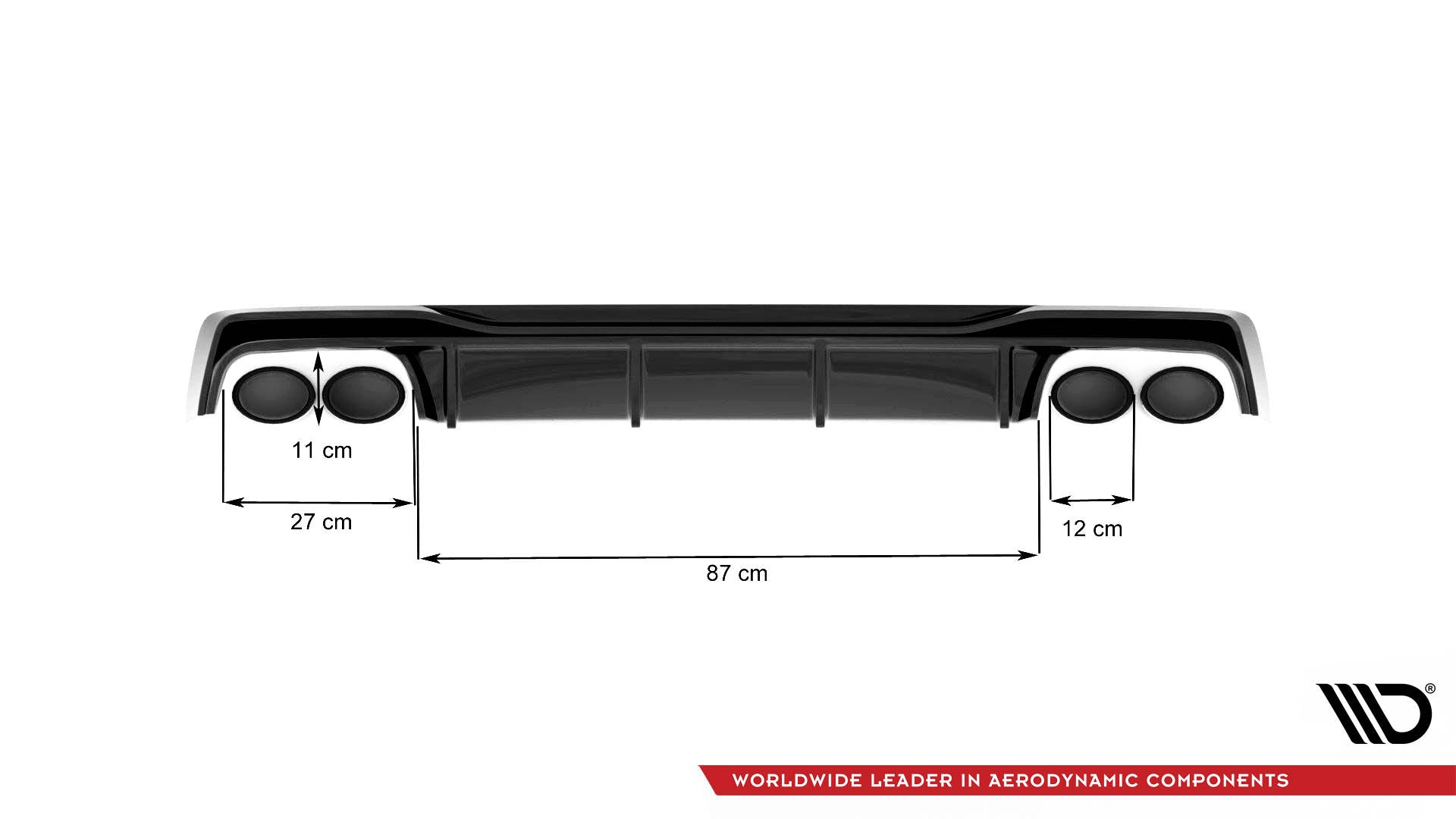 Rear Valance Audi S6 / A6 S-Line C8