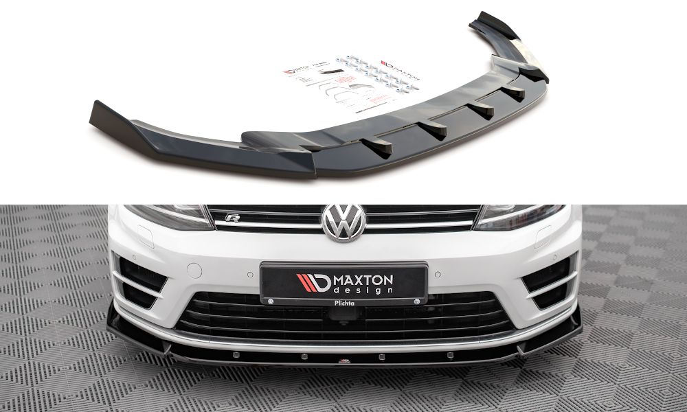 Front Splitter V.4 Volkswagen Golf R Mk7