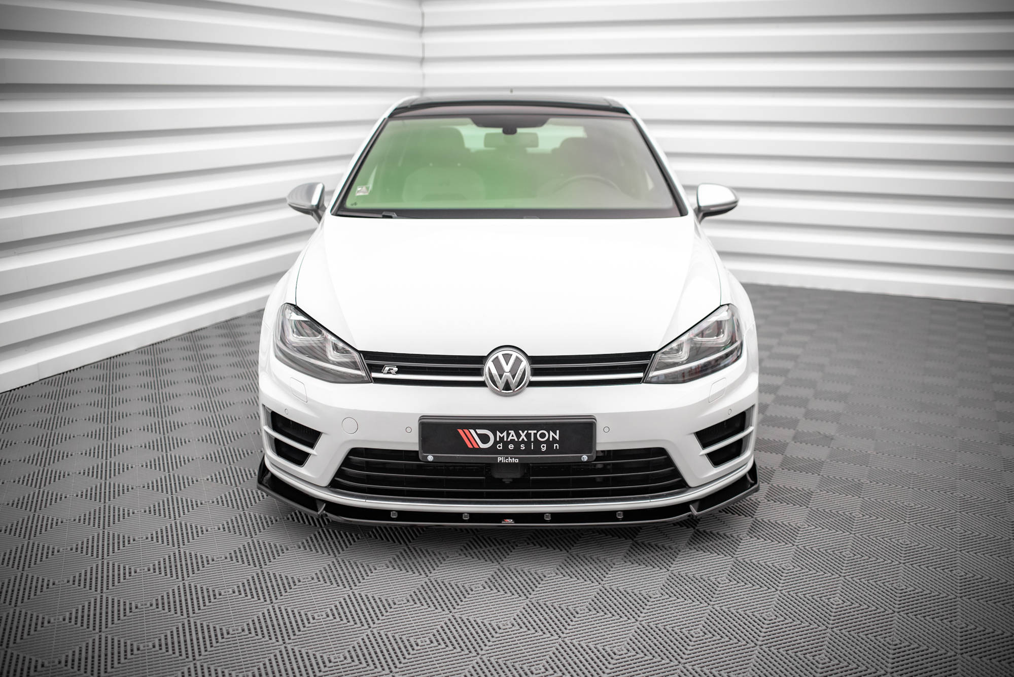 Front Splitter V.4 Volkswagen Golf R / R-Line Mk7