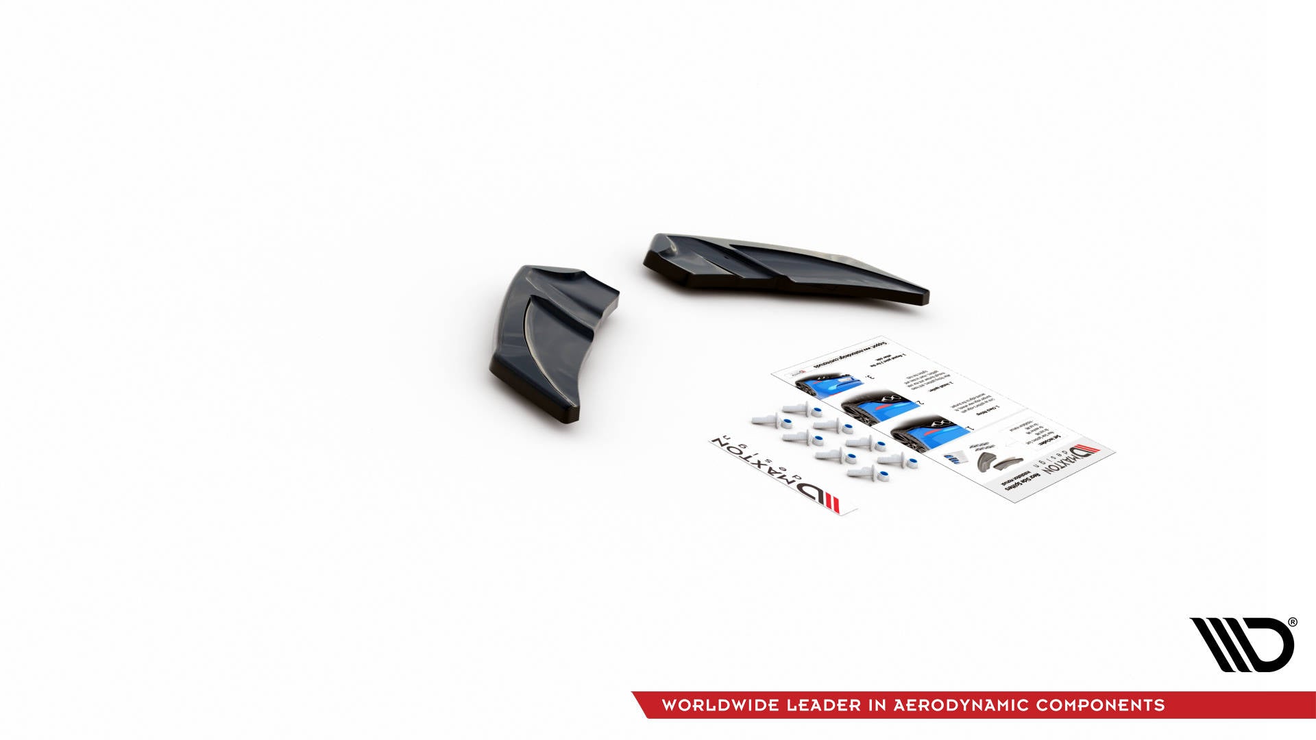 Rear Side Splitters V.3 Volkswagen Golf R Mk7