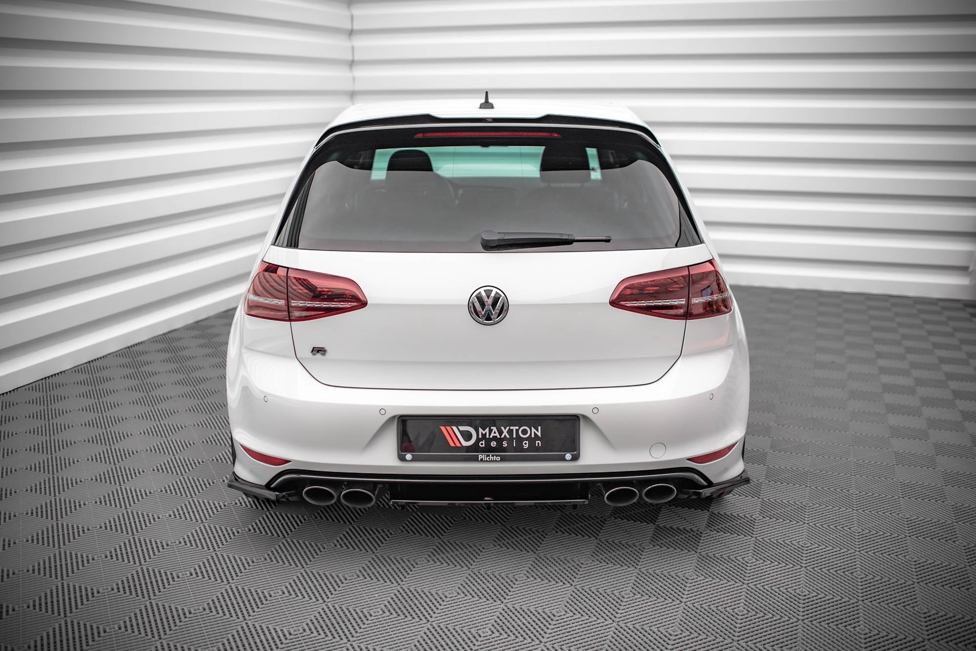 Rear Side Splitters V.3 Volkswagen Golf R Mk7