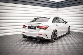 Rear Splitter (with vertical bars) V.1 Mercedes A 35 AMG Sedan V177 - 0