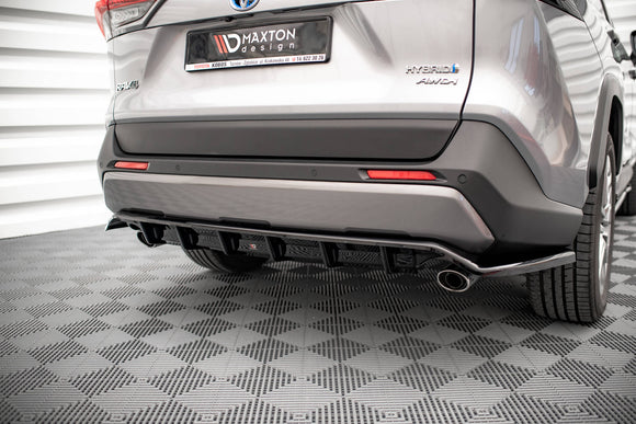 Rear Splitter (with vertical bars) Toyota RAV4 Mk5