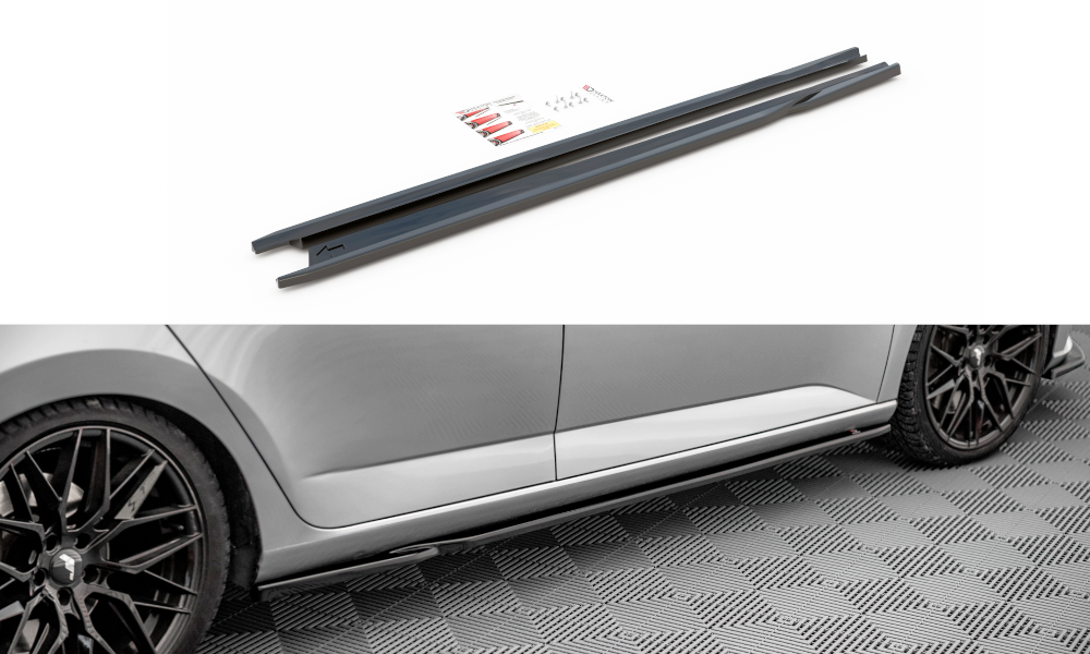 Side Skirts Diffusers Skoda Fabia Mk3