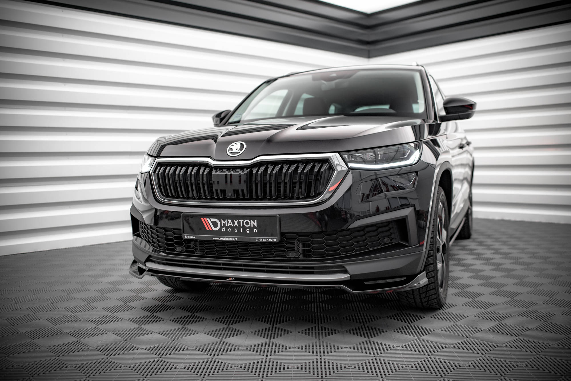 Front Splitter V.2 Skoda Kodiaq Mk1 Facelift