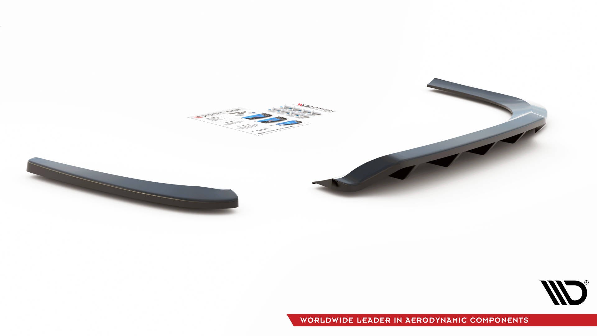 Central Rear Splitter (with vertical bars) Volkswagen Passat CC