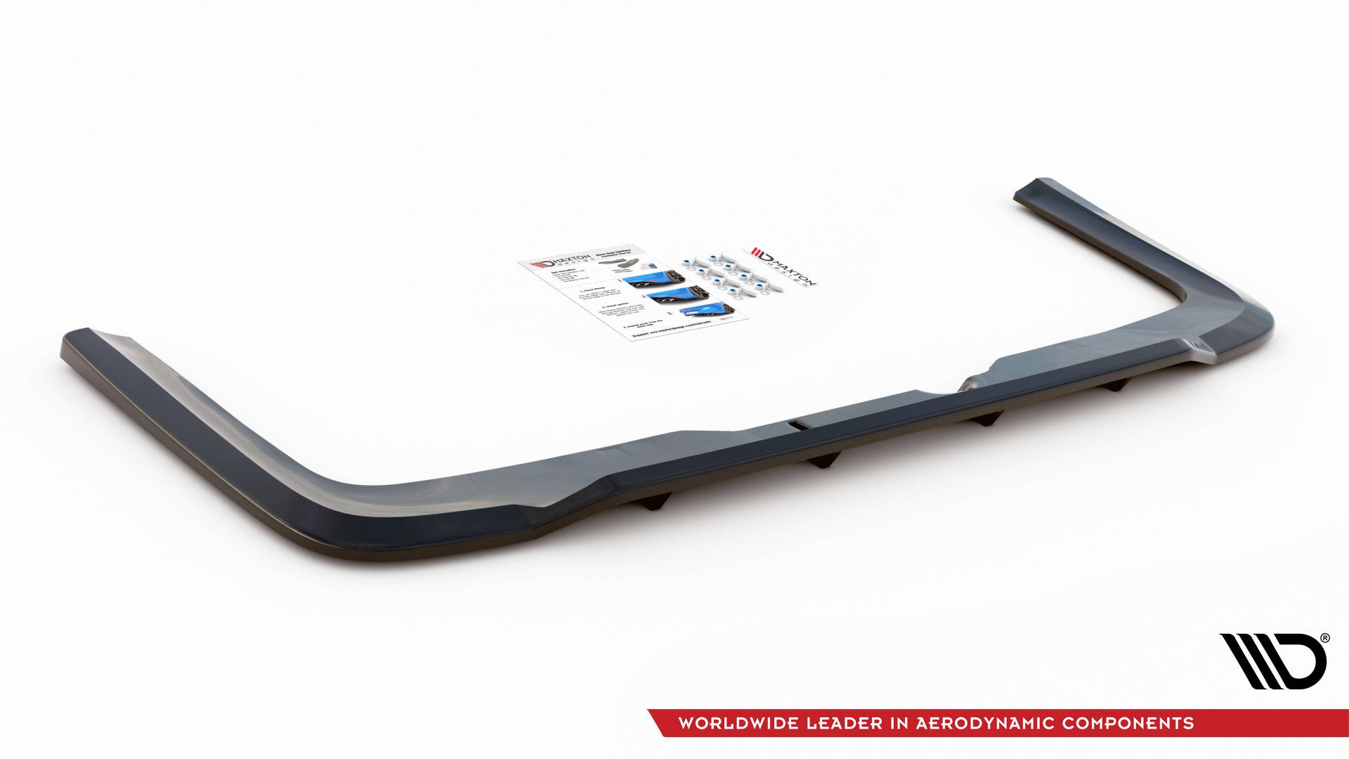 Central Rear Splitter (with vertical bars) Mercedes-Benz V-Class AMG-Line W447 Facelift