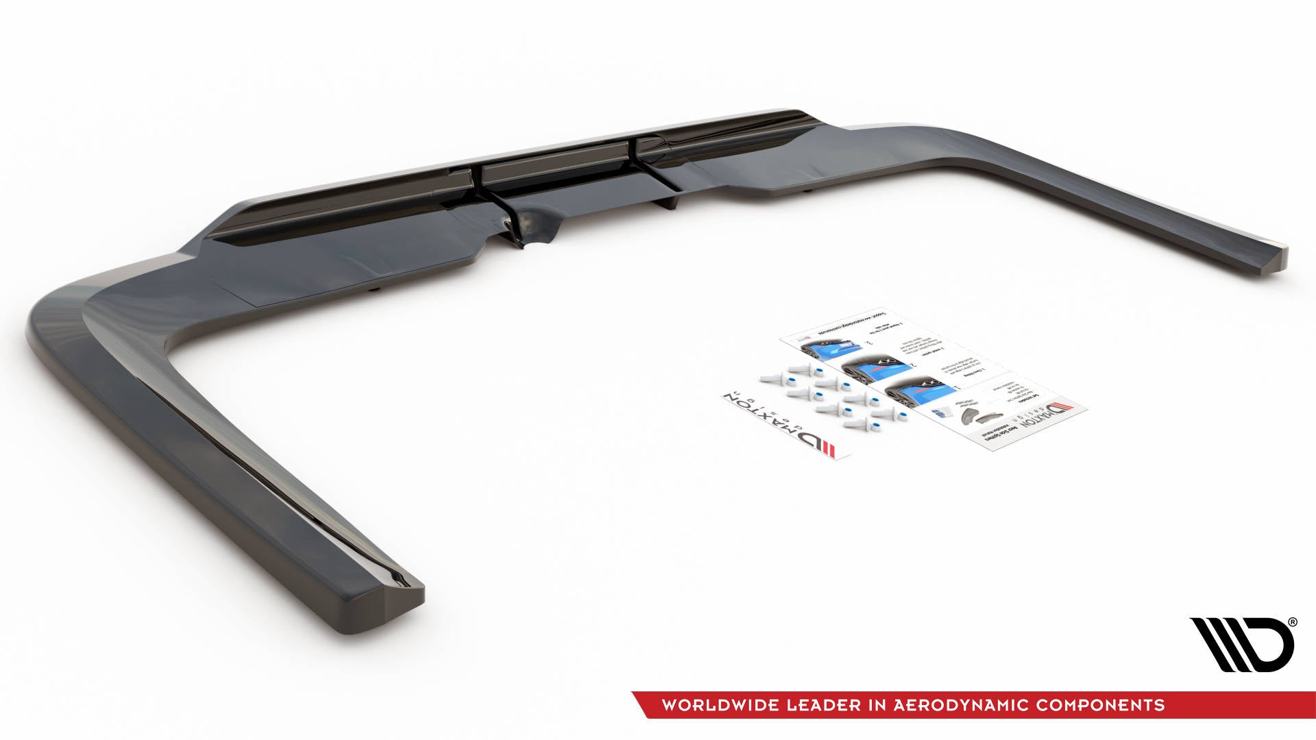 Central Rear Splitter (with vertical bars) Mercedes-Benz V-Class AMG-Line W447 Facelift