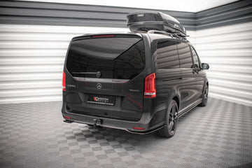 Rear Splitter (with vertical bars) Mercedes-Benz V-Class AMG-Line W447 Facelift - 0