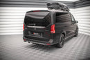 Central Rear Splitter (with vertical bars) Mercedes-Benz V-Class AMG-Line W447 Facelift-5