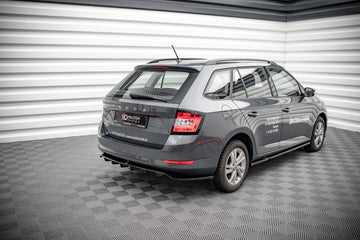 Rear Splitter (with vertical bars) Skoda Fabia Combi Mk3 Facelift - 0