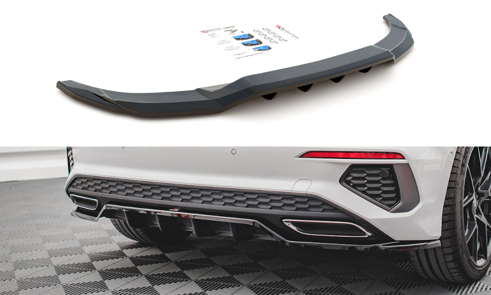 Central Rear Splitter (with vertical bars) Audi A3 S-Line Sportback 8Y