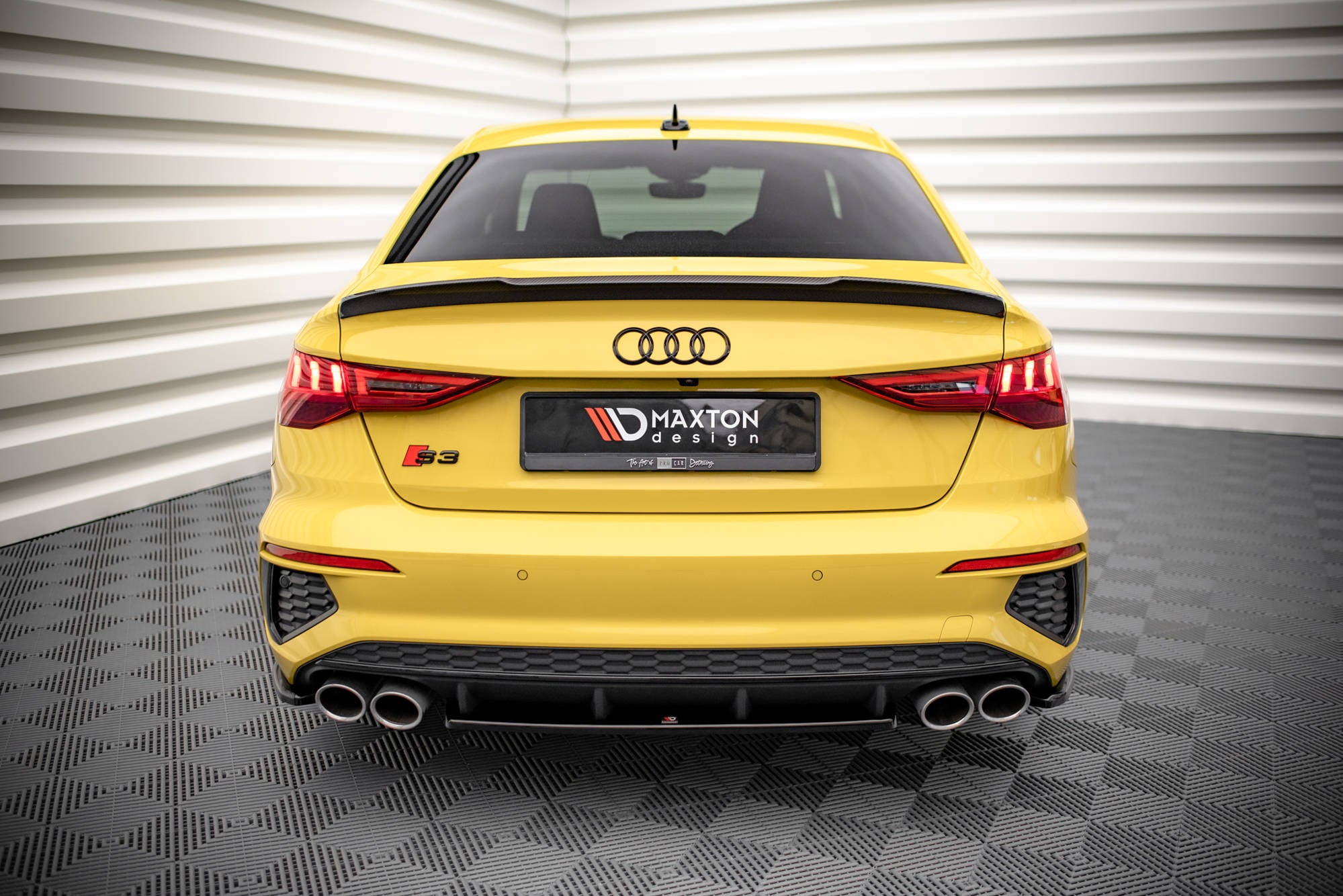 Central Rear Splitter for Audi S3 Sedan 8Y