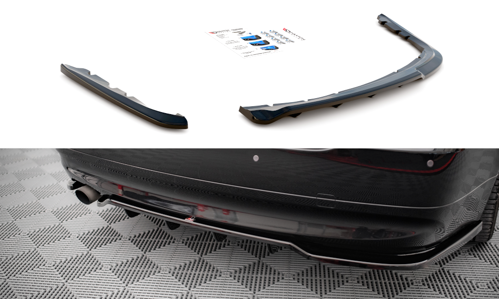 Central Rear Splitter (with vertical bars) BMW 3 Sedan E90