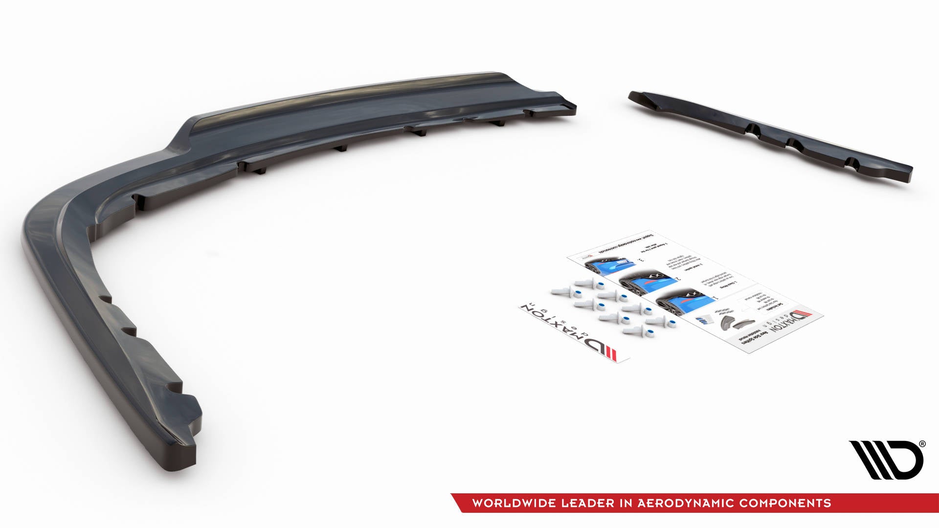 Central Rear Splitter (with vertical bars) BMW 3 Sedan E90