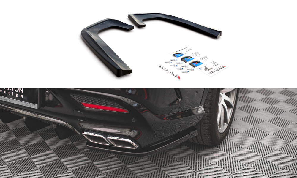 Rear Side Splitters V.2 Mercedes-Benz GLE Coupe 63AMG C292