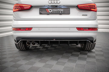 Rear Splitter (with vertical bars) Audi Q3 Sport 8U Facelift - 0