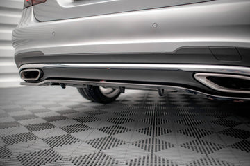 Rear Splitter (with vertical bars) Mercedes-Benz E AMG-Line Sedan W212 Facelift - 0