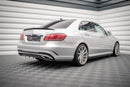 Rear Splitter (with vertical bars) Mercedes-Benz E AMG-Line Sedan W212 Facelift-3