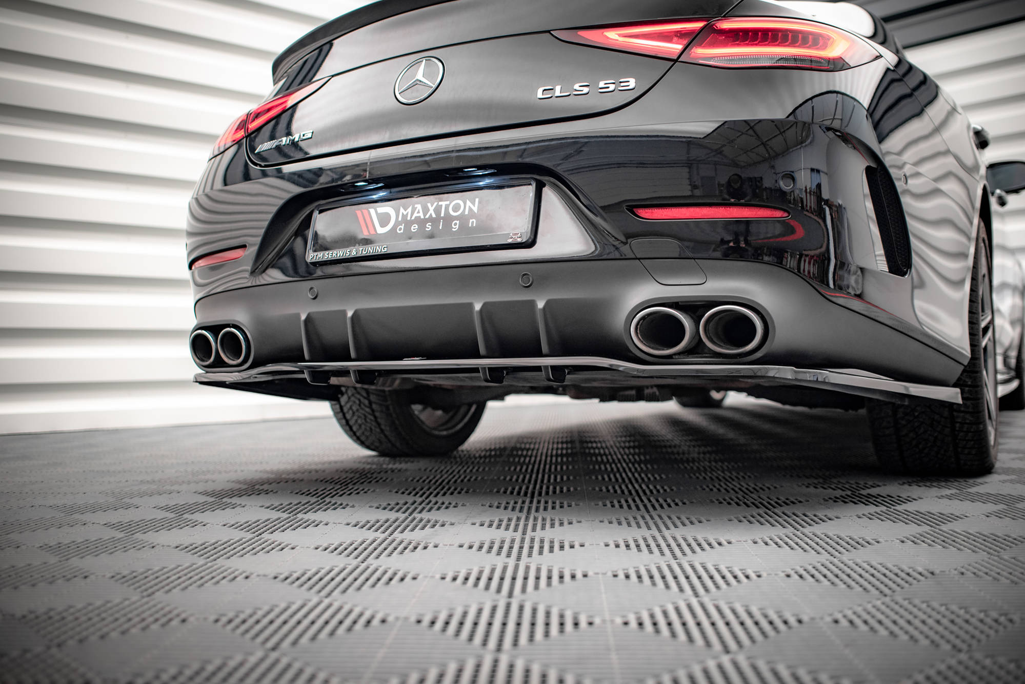 Rear Splitter (with vertical bars) Mercedes-AMG CLS 53 C257