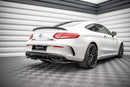 Rear Splitter (with vertical bars) Mercedes-AMG C 63AMG Coupe AMG Aero Pack C205 Facelift-3