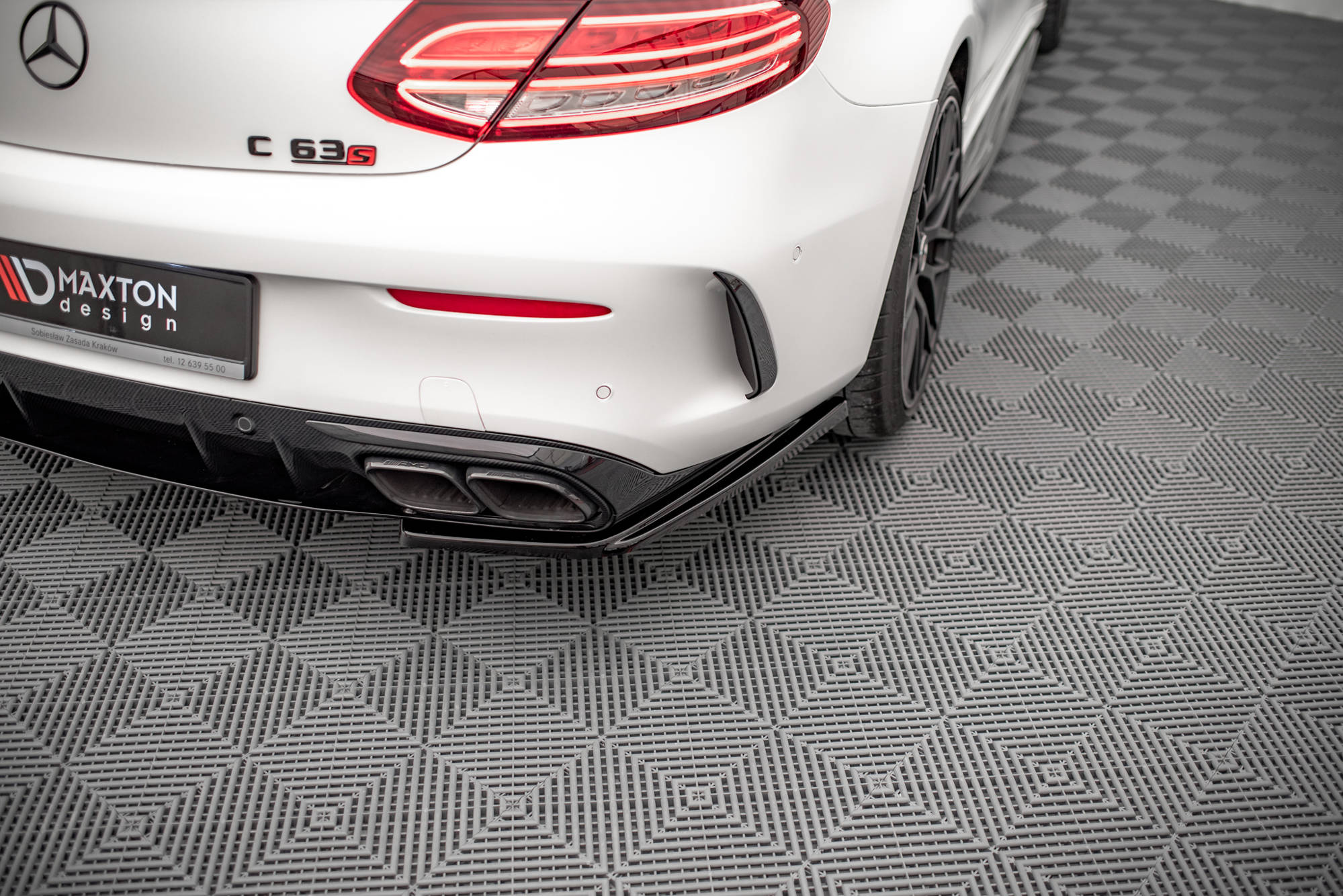 Rear Side Splitters Mercedes-AMG C 63AMG Coupe C205 Facelift