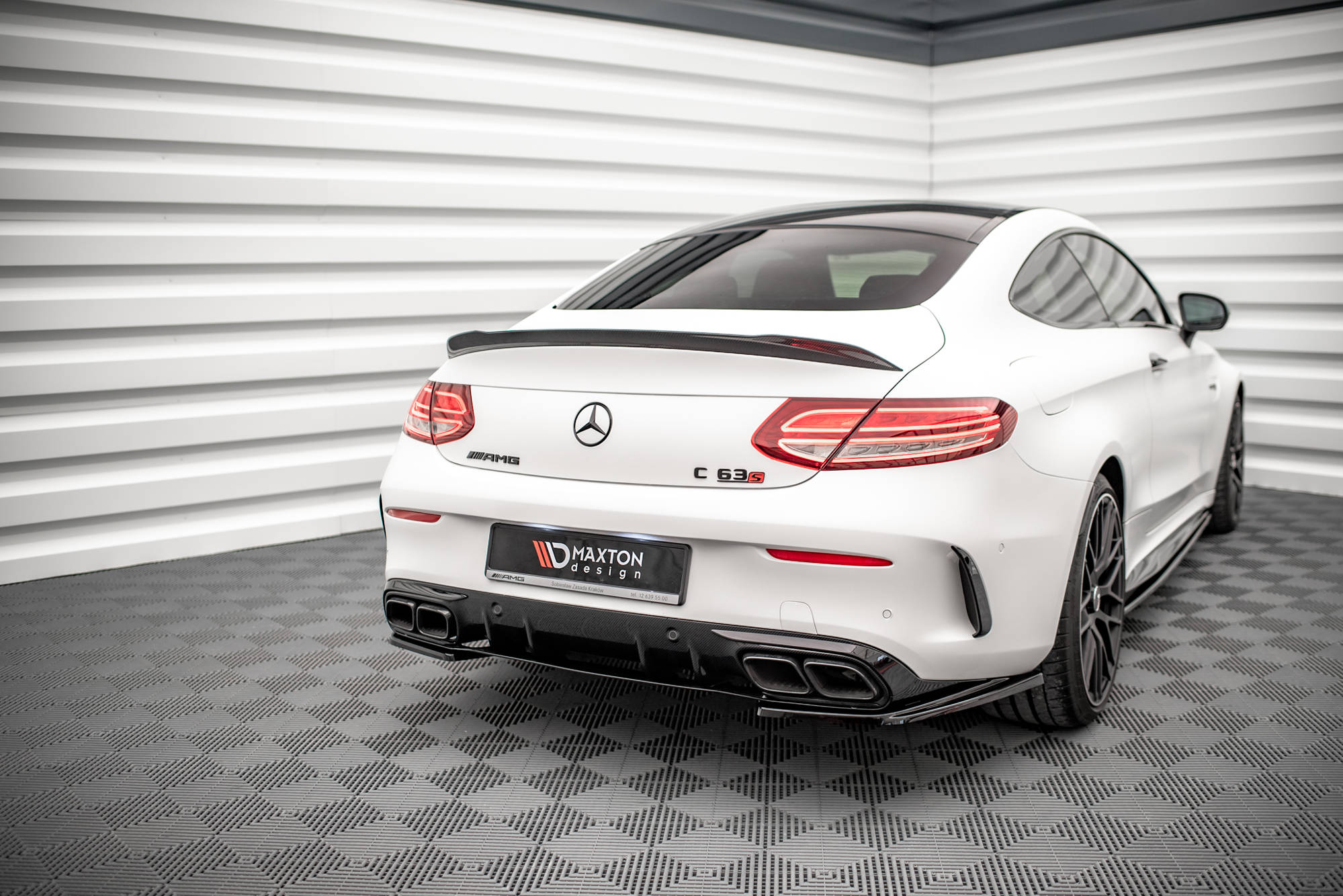 Rear Side Splitters Mercedes-AMG C 63AMG Coupe C205 Facelift