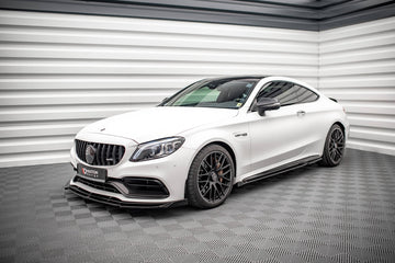 Side Skirts Diffusers V.2 Mercedes-AMG C 63AMG Coupe C205 Facelift - 0