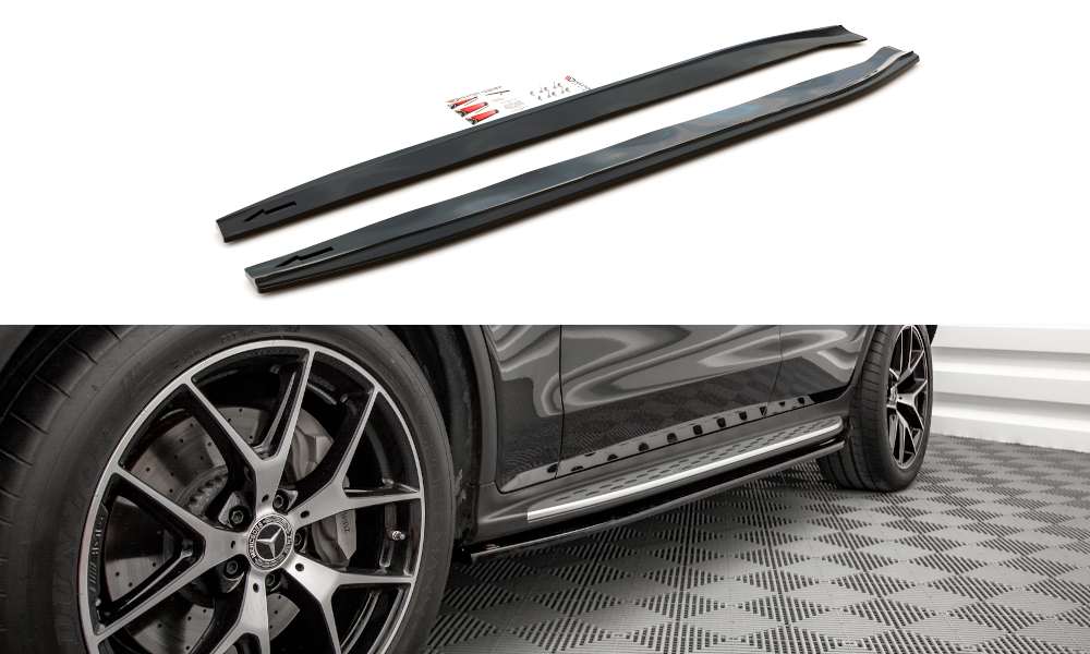 Side Skirts Diffusers V.1 Mercedes-Benz GLC Coupe AMG-Line C253 