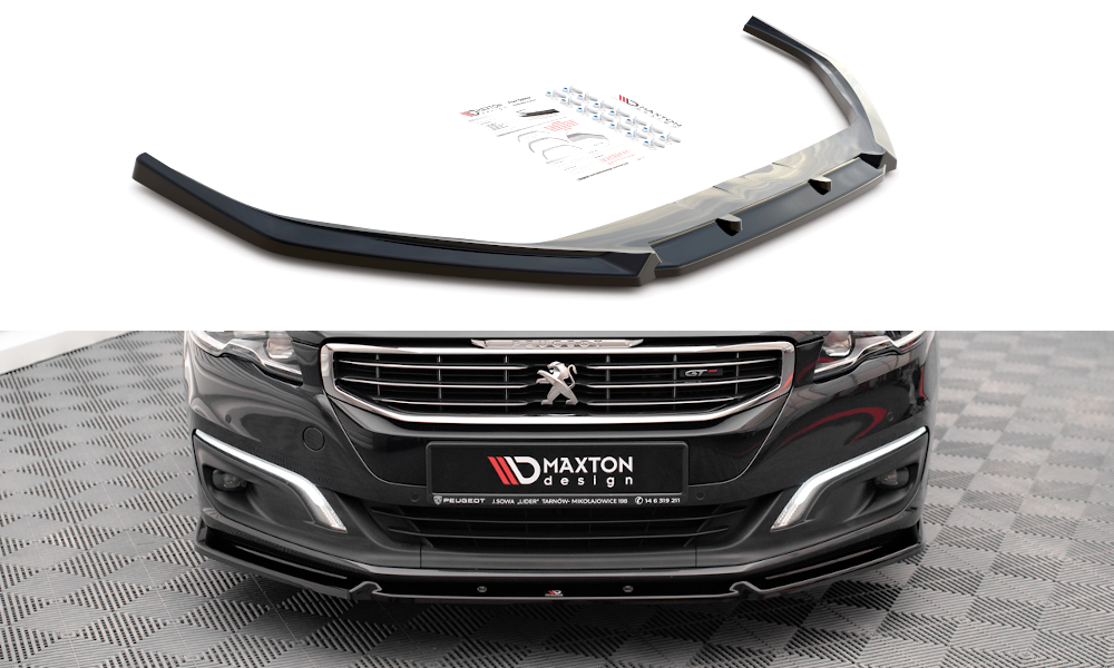 Front Splitter V.1 Peugeot 508 GT Mk1 Facelift