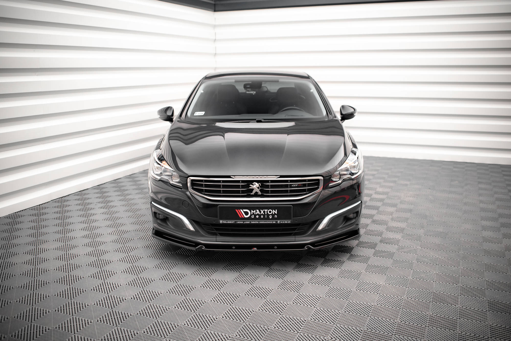 Front Splitter V.1 Peugeot 508 GT Mk1 Facelift