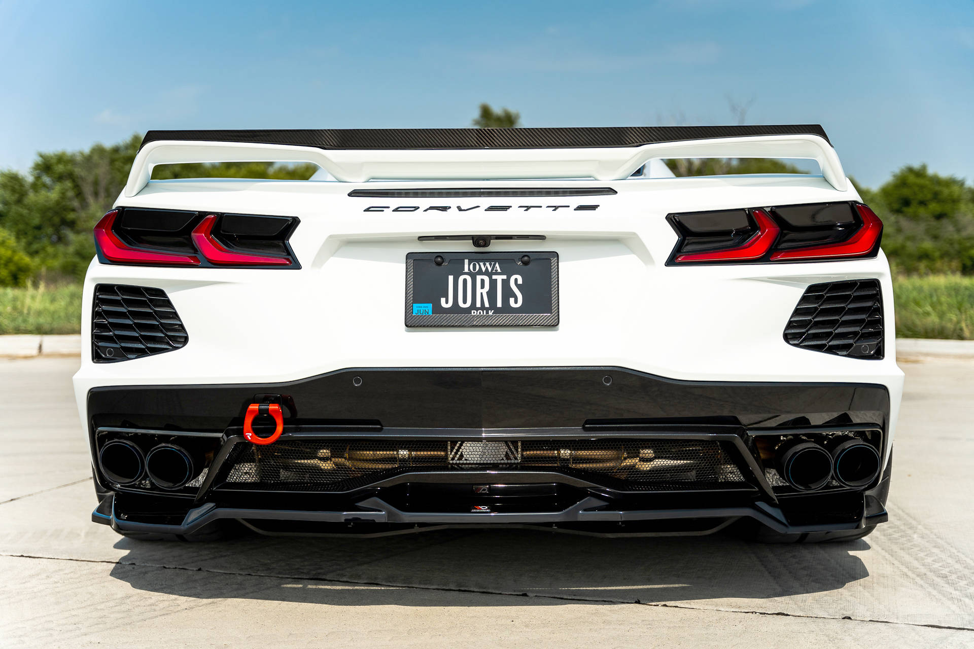 Central Rear Splitter Chevrolet Corvette C8